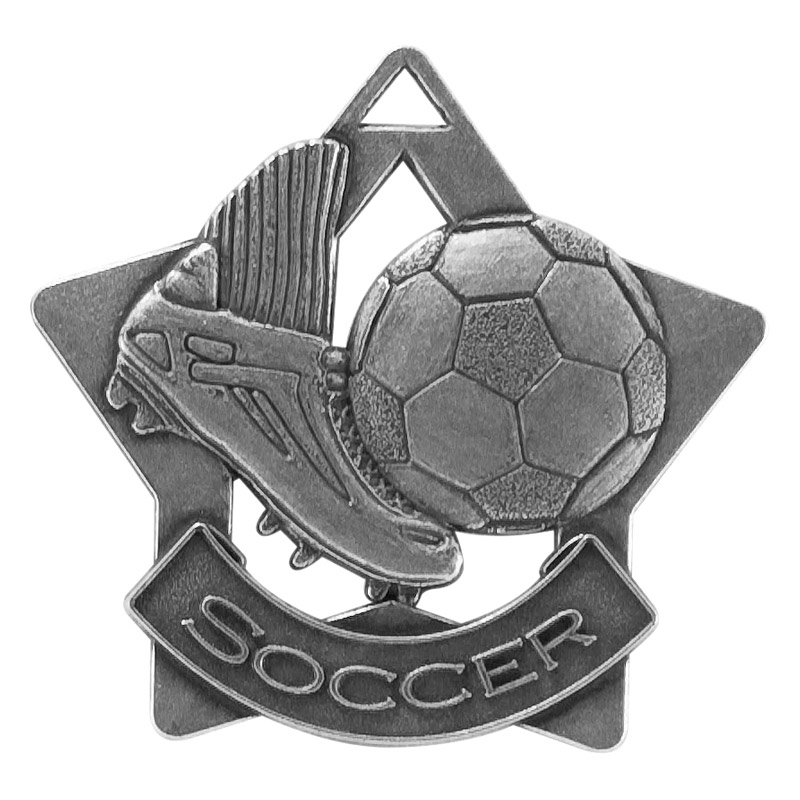 voetbalster zilver 2 1 4