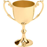 metalen beker goud 4 1 4