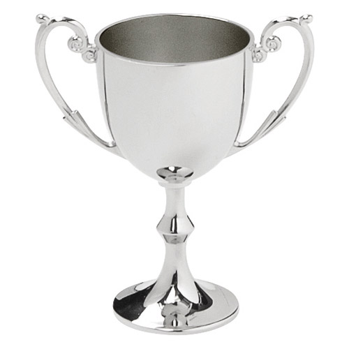 metal cup silver 4 1 4