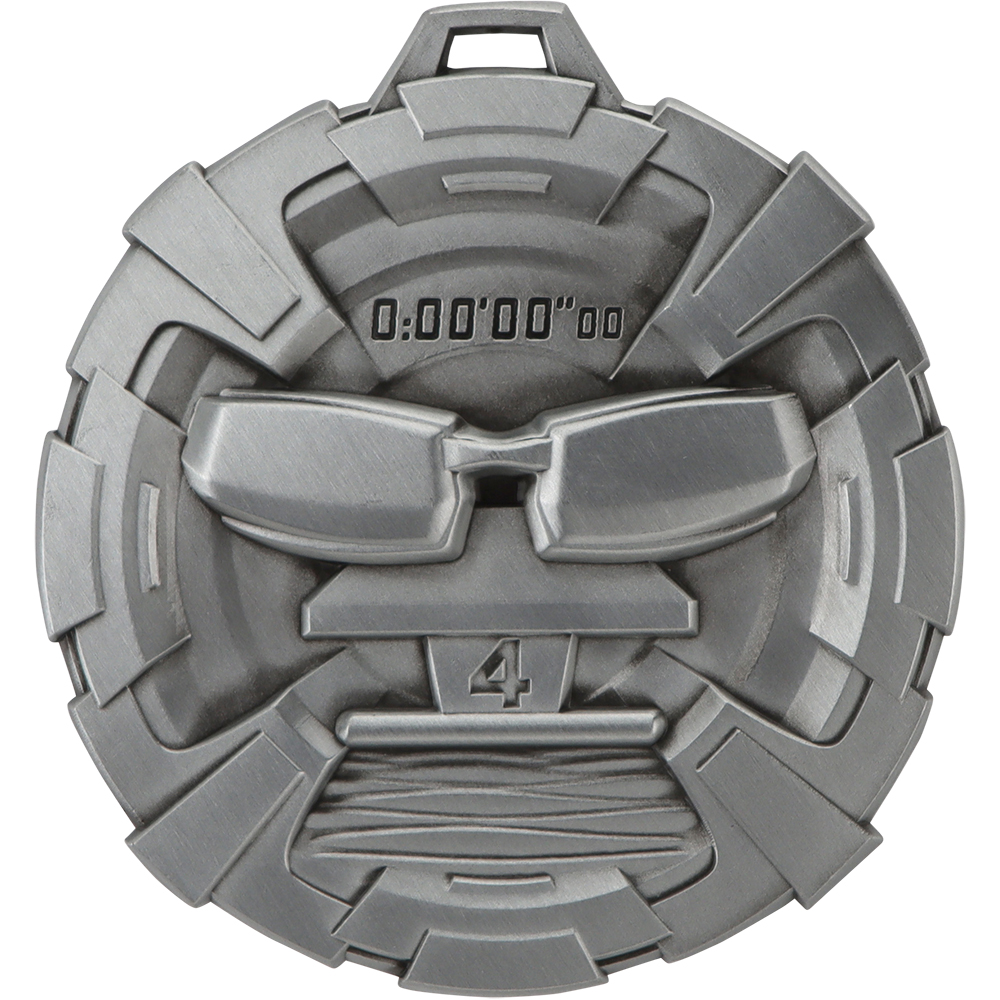 CARBONITE ZWEMMEN ZILVER